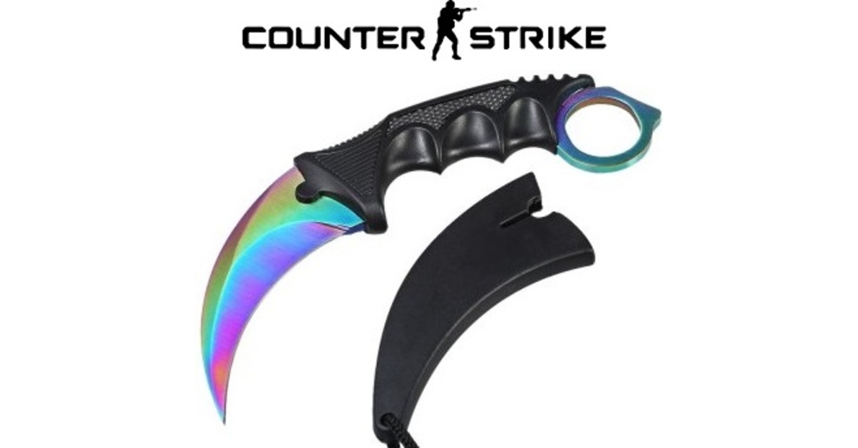 Couteau CS GO Counter Strike 18,7cm - tactique couleur - Poignard
